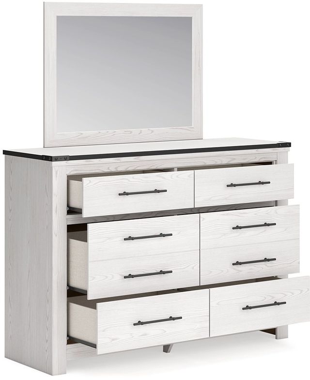 Signature Design by Ashley® Schoenberg White Dresser and Mirror-3