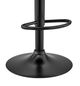 Armen Living Brock Black/Walnut Adjustable Bar Stool-5
