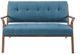 Olliix by INK+IVY Blue Rocket Loveseat-0