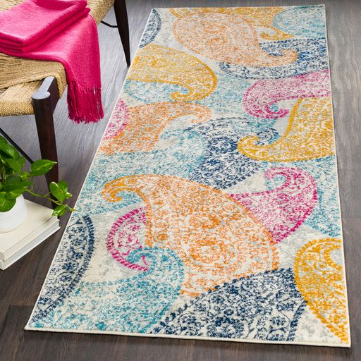 Surya Harput Multi-Color 3'x7' Runner Rug-1