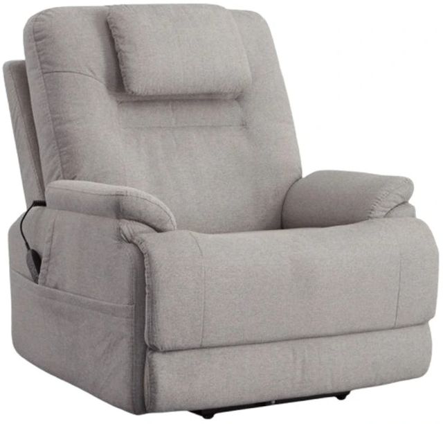 Flexsteel® Zecliner Model 2+ Dove Power Lift Sleep Recliner with Power Headrest and Lumbar-0