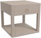 Bassett® Furniture Ventura Raffia Sand Grey End Table-0