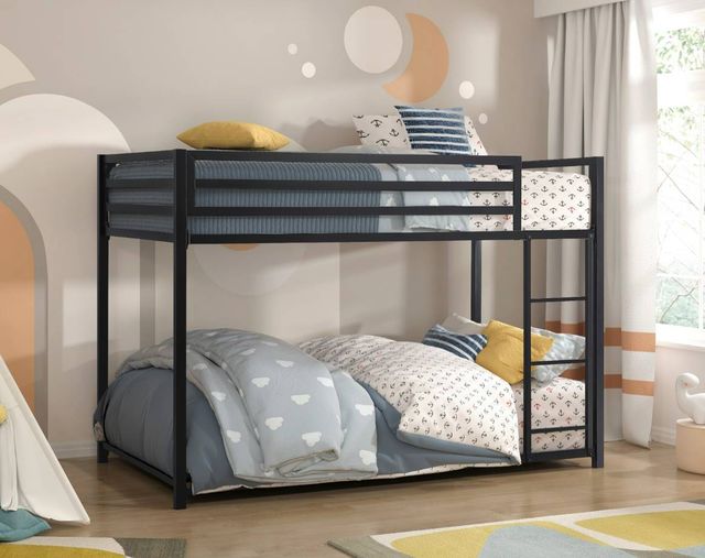 Homelegance® Jovie Black Twin/Twin Bunk Bed-1