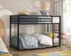 Homelegance® Jovie Black Twin/Twin Bunk Bed-1