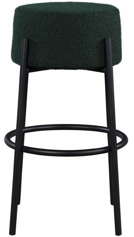 Meridian Furniture Avalon Green/Matte Black Bar Stool-1