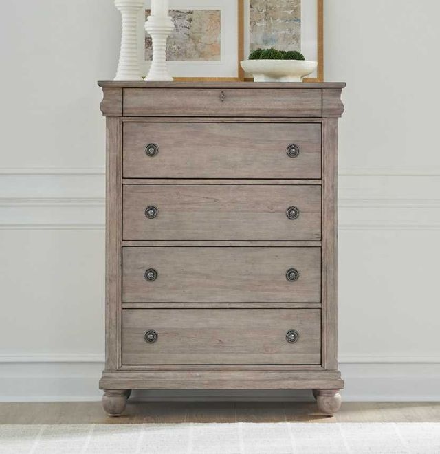 Liberty Furniture Rustic Traditions Saddle Tan Chest-1