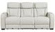 Homelegance® Fairway Taupe Double Power Reclining Sofa with Drop-Down Console-2