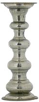 A & B Home Antiqued Silver Pillar Candle Holder-1