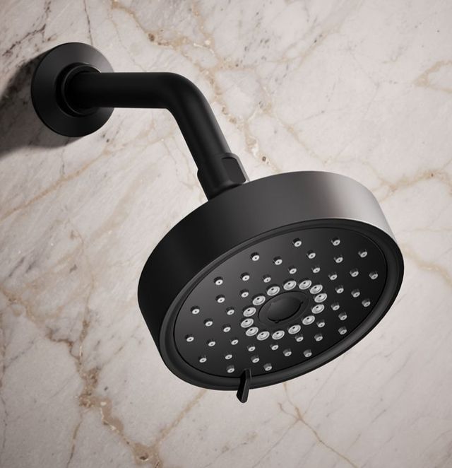 KOHLER® Purist® Matte Black 1.75 GPM 3-Function Showerhead-1