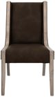 International Furniture Direct Balam Brown/Stained White Side Chair-3