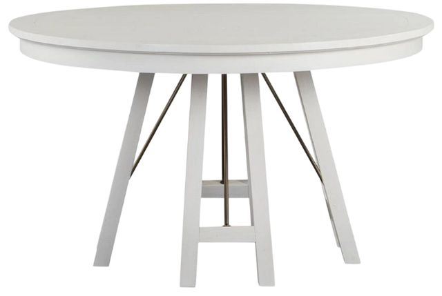 Magnussen Home® Heron Cove Chalk White 52" Round Dining Table-2