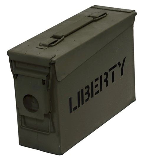 Liberty Safe Green .30 Caliber Ammo Canister-0