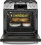 GE Profile™ Series 30" Stainless Steel Slide-In Dual Fuel Range-3