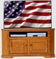 American Heartland Manufacturing Oak 50" Corner TV Stand-1