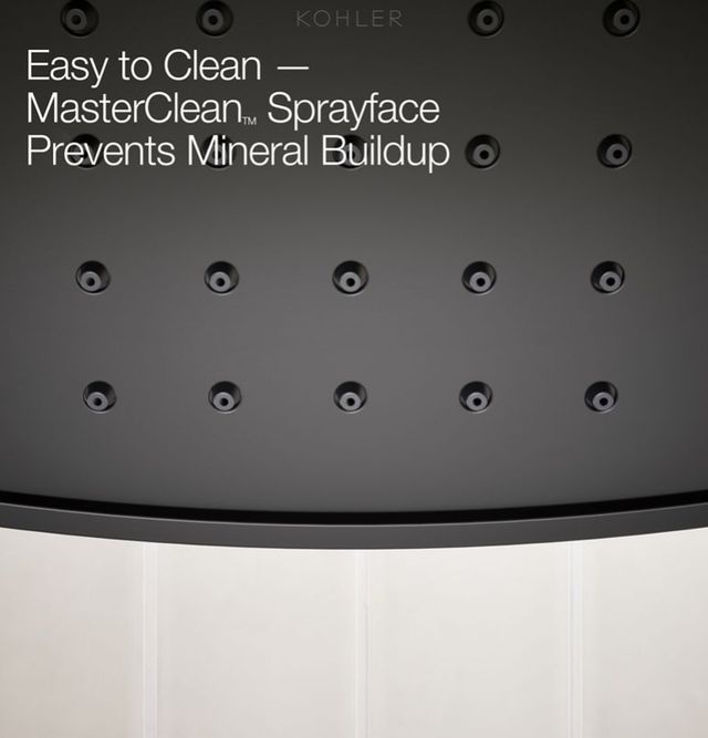 KOHLER® Riff® Rite-Temp® Matte Black 2.5 GPM Bath and Shower Trim Kit-3