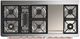 Ilve® Majestic III 60" White Pro Style Dual Fuel Natural Gas Range with Triple Glass Door and Copper Trim-3