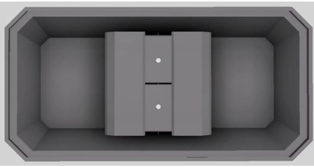 Vent-A-Hood® Designer Series 60" Gunsmoke Island Range Hood-3