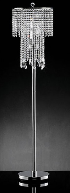 Furniture of America® Alrai Clear Floor Lamp