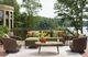 Signature Design by Ashley® Horizon Hall Brown/Green Aluminum/Fabric/Resin Outdoor Ottoman-3