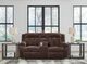 Signature Design by Ashley® Observation Chocolate Power Reclining Loveseat with Console-5