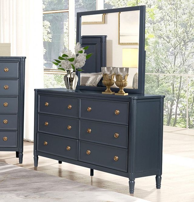 Furniture of America® Altamira Malta Blue Dresser-1