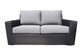 CabanaCoast® Customizable Brighton Aluminum Outdoor Loveseat-1