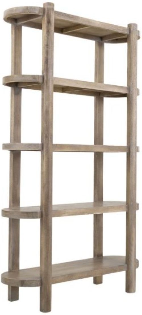 International Furniture Direct Balam White Bookcase-0