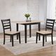 Winners Only® Bay City Ebony/Natural Dining Table-1