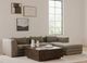 Moe's Home Collection Lowtide Stone Tweed Ottoman-3