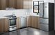 Summit® 24" Black/Stainless Steel Electric Range and Convertible Hood-4