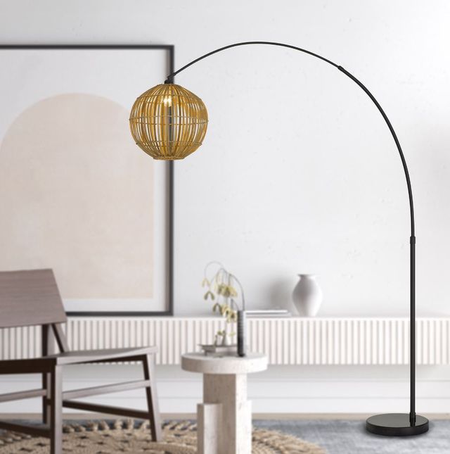 Cal® Lighting & Accessories Lakeside Dark Bronze Floor Lamp-2