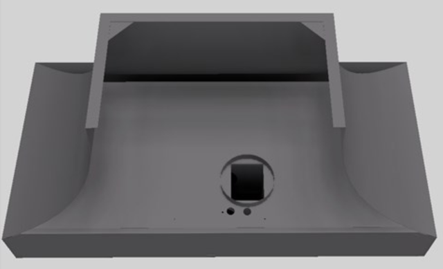 Vent-A-Hood® Designer Series 48" Gunsmoke Wall Mounted Range Hood-3