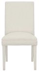 Fairfield® Customizable Entree Dining Straight Short Back Armless Stack Chair with Linen Legs-1