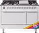 Ilve® Professional Plus II 48" Custom RAL Color Pro Style Dual Fuel Range-0