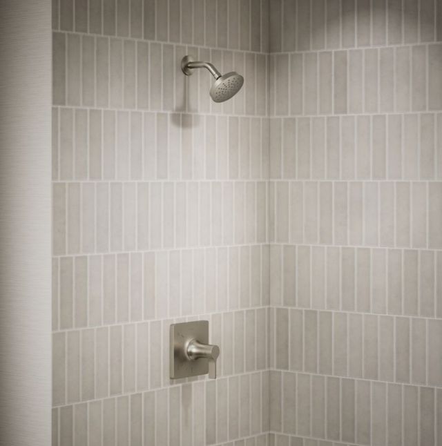 KOHLER® Venza® Rite-Temp® Vibrant Brushed Nickel Shower Trim Kit-1