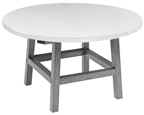 C R Plastic Generation Line Slate Gray Cocktail Table
