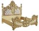 ACME Furniture Cabriole Gold Eastern King Panel Bed-0