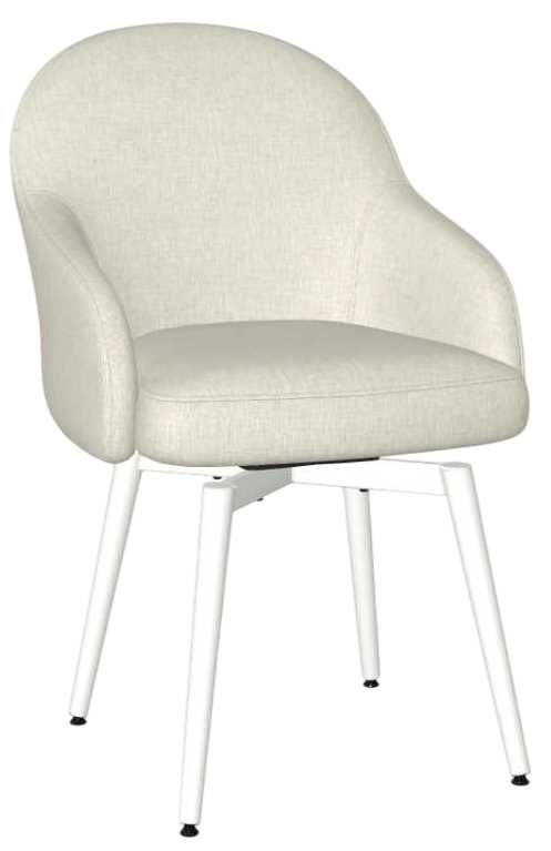 Amisco Customizable Weston Swivel Dining Arm Chair-1