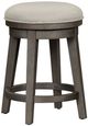 Liberty Furniture Modern Farmhouse Dusty Charcoal/Gray Console Swivel Stool-0