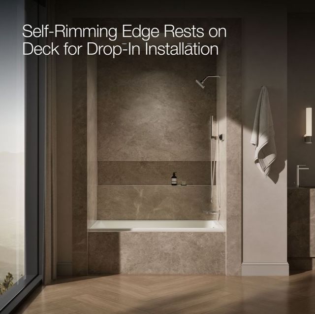 KOHLER® Underscore® Biscuit 60" x 30" Drop-In/Alcove Heated Whirlpool Bath - Right Drain-3