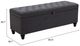 Zuo® Modern Halifax Gravel Gray Bench-1
