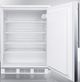 Accucold® by Summit® 24" 5.5 Cu. Ft. Stainless Steel Compact Refrigerator-2