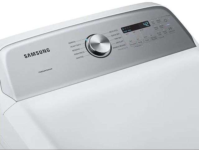 Samsung 7.4 Cu. Ft. White Front Load Gas Dryer-4