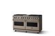 Viking® 5 Series 60" Nantucket Pro Style Dual Fuel (LP) Range with Brushed Brass Trim-2