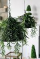 A & B Home Dark Green Faux Baby Reindeer Grass Stem-3