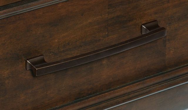 Homelegance® Logandale Brown Eastern King Sleigh Storage Bed-3