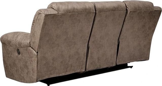 Signature Design by Ashley® Stoneland Fossil Power Reclining Sofa-3