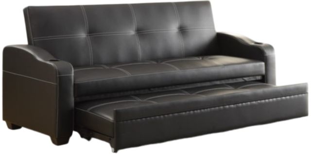 Homelegance® Madalyn Black Lounger-0