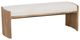 Powell® Walden Brown/Cream Upholstered Bench-0