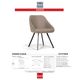 Korson Furniture Angie Coral Gray Chair-3